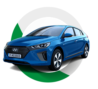 Hyundai Ioniq Híbrido compacto.